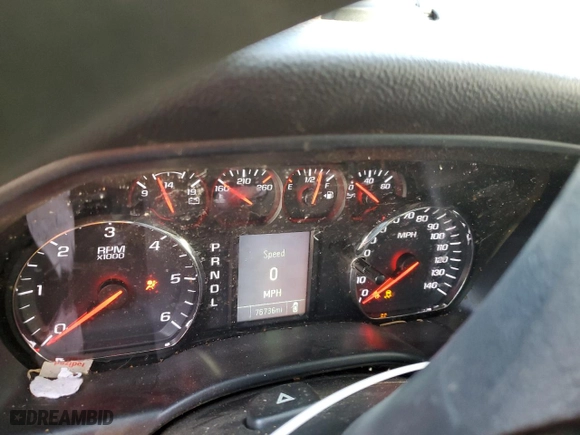 2018 Chevrolet Silverado 1500 Work Truck with VIN 1GCNCNEH4JZ103704, listed as a Copart auction lot 47485645 with 76,736 mi miles and Clean Title. Bid and sale history available at carsss.com. Image 9.