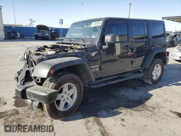 2018 Jeep Wrangler Unlimited Sport with VIN 1C4BJWDG4JL882001, listed as a Copart auction lot 51965055 with 132,836 mi miles and Salvage Title. Bid and sale history available at DreamBid. Image 1.