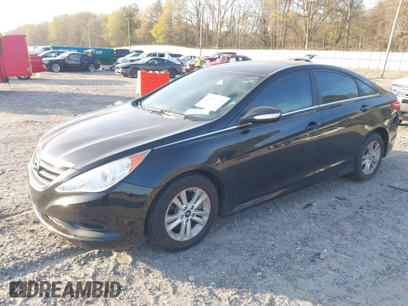 2014 Hyundai Sonata GLS with VIN 5NPEB4AC8EH921120, listed as a IAAI auction lot 41891370 with 187,931 mi miles and . Bid and sale history available at carsss.com. Image 2.