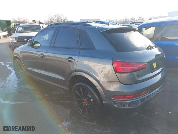 2018 Audi Q3 Premium Plus with VIN WA1HCCFS9JR014605, listed as a IAAI auction lot 41485258 with 73,062 mi miles. Bid and sale history available at carsss.com. Image 3.