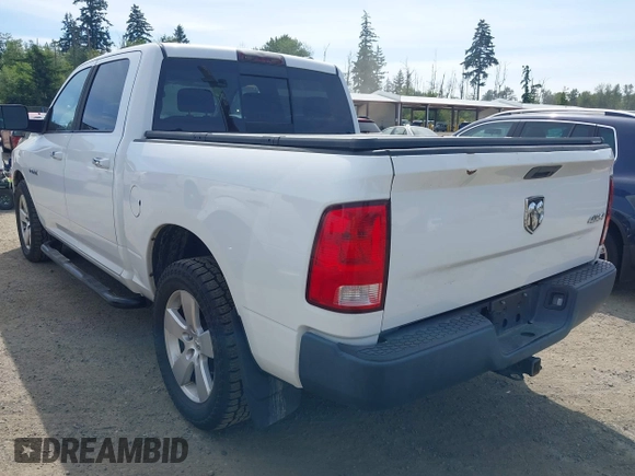 2010 Dodge 1500 SLT z VIN 1D7RV1CT9AS155114, wystawiony jako IAAI lot #42451434 z przebiegiem 137 908 mil mil oraz . Historia ofert i sprzedaży dostępna na DreamBid. Obrazek 3.