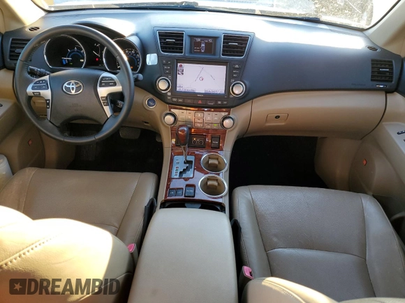 2012 Toyota Highlander Hybrid Limited with VIN JTEDC3EH8C2008554, listed as a Copart auction lot 83476734 with 121,993 mi miles and Salvage Title. Bid and sale history available at carsss.com. Image 8.