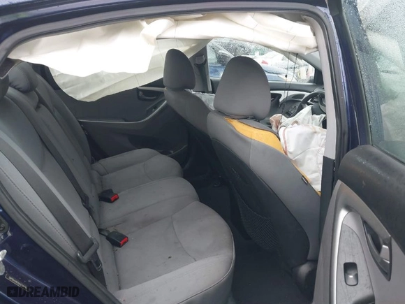 2013 Hyundai Elantra Limited PZEV with VIN 5NPDH4AE4DH274970, listed as a IAAI auction lot 41516122 with 1 mi miles. Bid and sale history available at carsss.com. Image 8.
