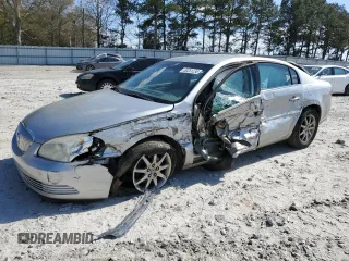 2007 Buick Lucerne V6 CXL with VIN 1G4HD57287U236826, listed as a Copart auction lot 50251235 with 184,597 mi miles and Salvage Title. Bid and sale history available at carsss.com. Image 1.