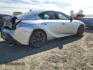 2024 Lexus IS 300 with VIN JTHBA1D25R5131172, listed as a Copart auction lot 43476375 with 22,835 mi miles and Salvage title. Bid and sale history available at DreamBid. Image 3.