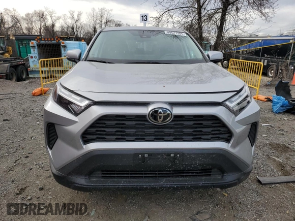 2023 Toyota RAV4 LE with VIN 2T3G1RFV2PC331995, listed as a Copart auction lot 49627305 with 22,591 mi miles and Salvage title. Bid and sale history available at DreamBid. Image 5.
