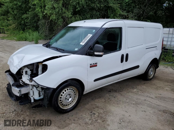 2015 Ram ProMaster City Cargo Tradesman with VIN ZFBERFAT6F6A33362, listed as a Copart auction lot 60480955 with 171,889 mi miles and Clean title. Bid and sale history available at DreamBid. Image 1.