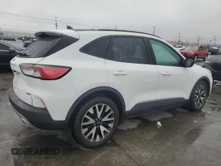 2020 Ford Escape SE Sport Hybrid with VIN 1FMCU0BZ4LUC32901, listed as a Copart auction lot 42052085 with 77,689 mi miles and Salvage Title. Bid and sale history available at DreamBid. Image 3.