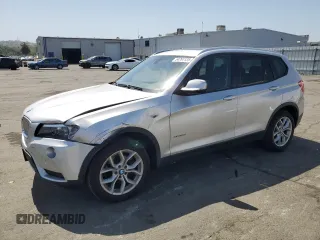 2013 BMW X3 xDrive35i with VIN 5UXWX7C54DL978932, listed as a Copart auction lot 54761135 with 59,042 mi miles and Salvage Title. Bid and sale history available at DreamBid. Image 1.
