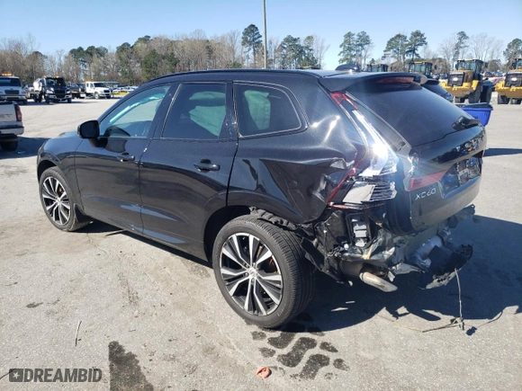 2024 Volvo XC60 Plus Dark Theme with VIN YV4L12RL8R1725322, listed as a Copart auction lot 49316215 with 45,381 mi miles and Salvage Title. Bid and sale history available at carsss.com. Image 2.