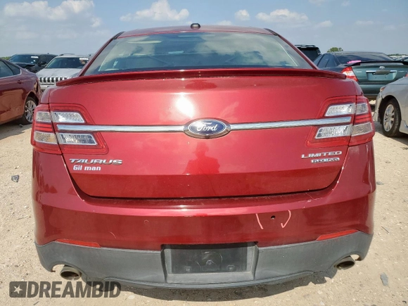 2013 Ford Taurus Limited with VIN 1FAHP2F82DG229404, listed as a Copart auction lot 57982925 with 75,355 mi miles and Salvage title. Bid and sale history available at DreamBid. Image 6.
