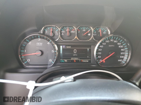 2015 Chevrolet Suburban LTZ with VIN 1GNSCKKC7FR552173, listed as a Copart auction lot 63483995 with 250,564 mi miles and Salvage title. Bid and sale history available at DreamBid. Image 9.