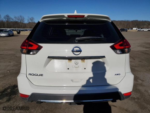 2017 Nissan Rogue S with VIN KNMAT2MV7HP535388, listed as a Copart auction lot 48435915 with 63,460 mi miles and Salvage Title. Bid and sale history available at carsss.com. Image 6.
