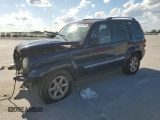 2007 Jeep Liberty Limited with VIN 1J4GK58K07W517490, listed as a Copart auction lot 58231385 with 222,694 mi miles and Non repairable. Bid and sale history available at DreamBid. Image 1.