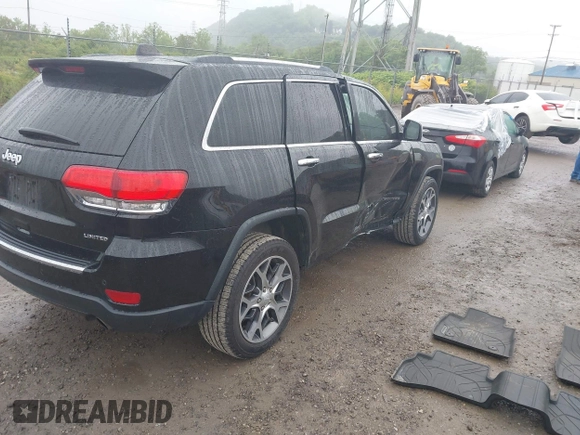 2019 Jeep Grand Cherokee Limited z VIN 1C4RJFBG7KC609265, wystawiony jako IAAI lot #42354587 z przebiegiem 105 986 mil mil oraz . Historia ofert i sprzedaży dostępna na DreamBid. Obrazek 4.