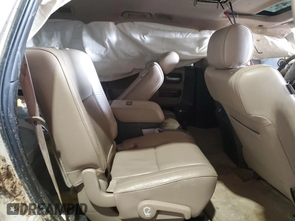 2008 Toyota Sequoia Platinum with VIN 5TDZY67A48S014297, listed as a Copart auction lot 65931634 with 0 mi miles and Non Repairable. Bid and sale history available at carsss.com. Image 10.