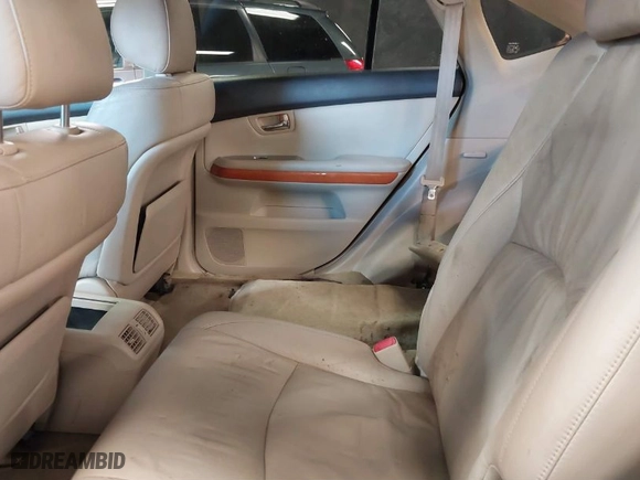 2007 Lexus RX 400h with VIN JTJHW31U372025295, listed as a IAAI auction lot 41787359 with 139,537 mi miles. Bid and sale history available at carsss.com. Image 8.