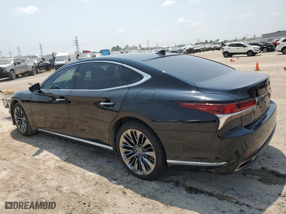 2018 Lexus LS with VIN JTHB51FF9J5005633, listed as a Copart auction lot 66332144 with 90,019 mi miles and Salvage Title. Bid and sale history available at carsss.com. Image 2.
