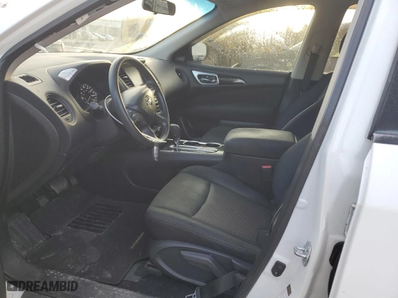 2017 Nissan Pathfinder S with VIN 5N1DR2MN0HC674566, listed as a Copart auction lot 83071494 with 130,135 mi miles and Salvage Title. Bid and sale history available at carsss.com. Image 7.