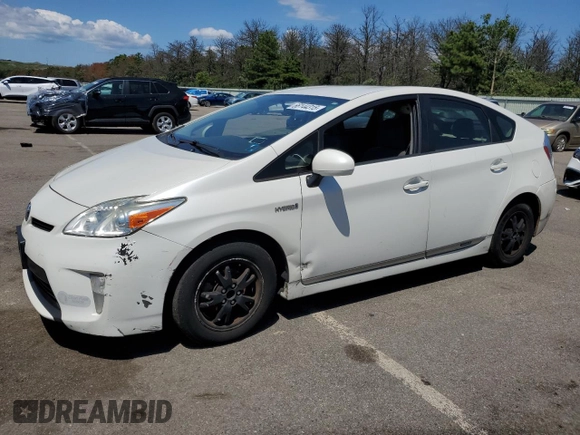 2013 Toyota Prius One with VIN JTDKN3DU4D5692524, listed as a Copart auction lot 66144315 with 259,467 mi miles and Clean title. Bid and sale history available at DreamBid. Image 1.