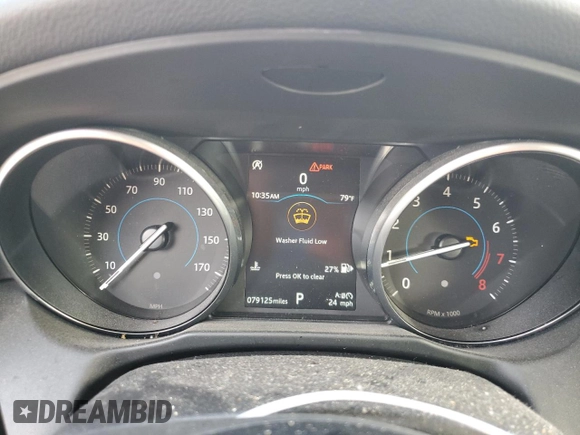 2018 Jaguar XF 25t with VIN SAJBR4FX7JCY54866, listed as a Copart auction lot 80795853 with 79,125 mi miles. Bid and sale history available at carsss.com. Image 9.