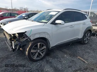 2019 Hyundai Kona Limited with VIN KM8K33A59KU371435, listed as a IAAI auction lot 41217772 with 72,454 mi miles. Bid and sale history available at carsss.com. Image 18.