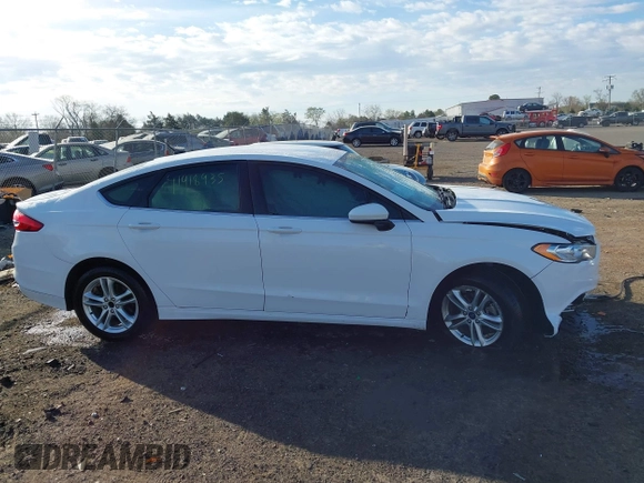 2018 Ford Fusion SE with VIN 3FA6P0H74JR278012, listed as a IAAI auction lot 41918935 with 50,969 mi miles. Bid and sale history available at carsss.com. Image 14.