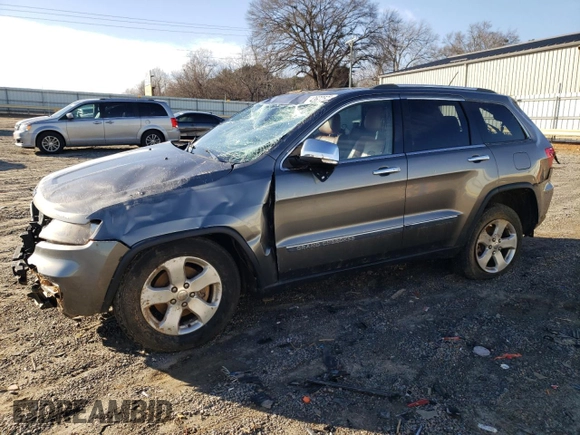 2013 Jeep Grand Cherokee Overland with VIN 1C4RJFCG0DC607214, listed as a Copart auction lot 43672575 with 188,026 mi miles and Salvage Title. Bid and sale history available at carsss.com. Image 1.
