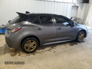 2022 Toyota Corolla Hatchback SE with VIN JTND4MBEXN3153783, listed as a Copart auction lot 73312724 with 48,570 mi miles and Salvage Title. Bid and sale history available at carsss.com. Image 3.