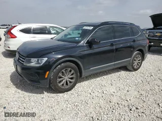2018 Volkswagen Tiguan SEL with VIN 3VV3B7AX1JM055147, listed as a Copart auction lot 48154705 with 105,097 mi miles and Salvage Title. Bid and sale history available at carsss.com. Image 1.