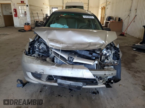2004 Honda Civic LX with VIN 2HGES16514H548598, listed as a Copart auction lot 53430835 with 207,102 mi miles and Salvage Title. Bid and sale history available at carsss.com. Image 5.