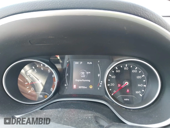 2020 Jeep Compass Sport with VIN 3C4NJDAB0LT142611, listed as a IAAI auction lot 41769615 with 93,753 mi miles. Bid and sale history available at carsss.com. Image 7.