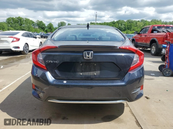 2019 Honda Civic EX-L z VIN 19XFC1F7XKE009097, wystawiony jako Copart lot #56054825 z przebiegiem 72 868 mil mil oraz Szkoda całkowita • Salvage title. Historia ofert i sprzedaży dostępna na DreamBid. Obrazek 6.