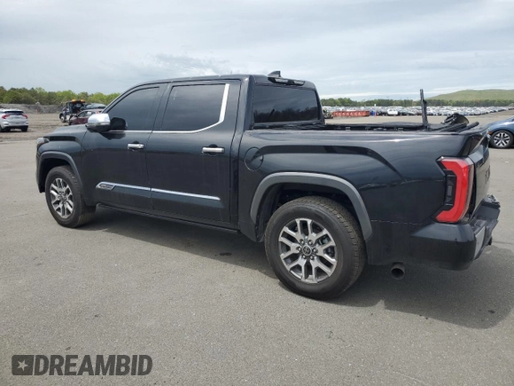 2022 Toyota Tundra 1794 Edition with VIN 5TFMA5DB6NX036927, listed as a Copart auction lot 56486805 with 67,634 mi miles and Salvage title. Bid and sale history available at DreamBid. Image 2.