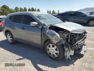 2017 Nissan Rogue SL with VIN 5N1AT2MT4HC738773, listed as a Copart auction lot 56377645 with 104,234 mi miles and Salvage title. Bid and sale history available at DreamBid. Image 4.