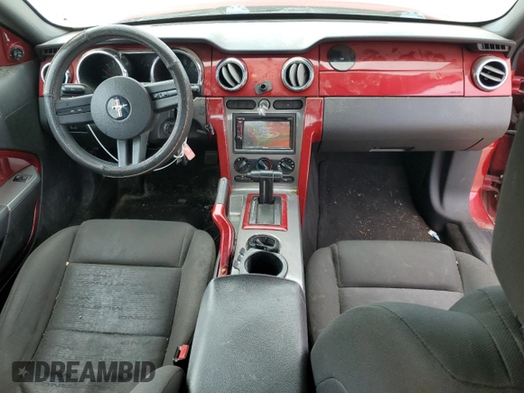 2005 Ford Mustang Deluxe with VIN 1ZVFT80N055116785, listed as a Copart auction lot 53032375 with 132,420 mi miles and Salvage Title. Bid and sale history available at carsss.com. Image 8.