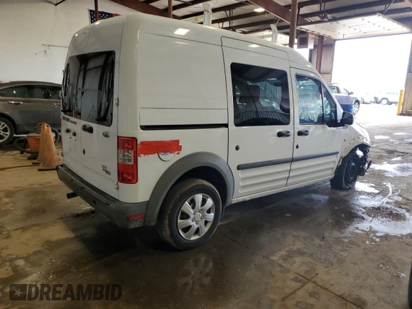 2013 Ford Transit Connect XL with VIN NM0LS6AN7DT144313, listed as a Copart auction lot 51639185 with 106,225 mi miles and Salvage title. Bid and sale history available at DreamBid. Image 3.