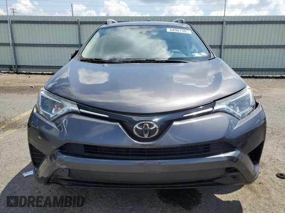 2017 Toyota RAV4 LE with VIN JTMBFREV4HJ162476, listed as a Copart auction lot 64961385 with 38,320 mi miles and Salvage title. Bid and sale history available at DreamBid. Image 5.