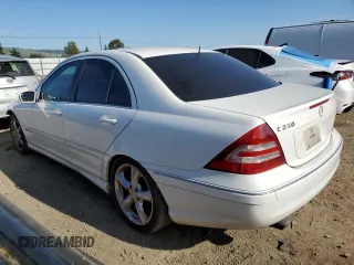 2006 Mercedes-Benz C 230 Sport with VIN WDBRF52H76F792822, listed as a Copart auction lot 50024555 with 191,651 mi miles and Salvage Title. Bid and sale history available at carsss.com. Image 2.