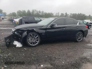 2016 Infiniti Q50 Red Sport 400 z VIN JN1FV7ARXGM451069, wystawiony jako Copart lot #58697315 z przebiegiem 29 294 mil mil oraz Szkoda całkowita • Salvage title. Historia ofert i sprzedaży dostępna na DreamBid. Obrazek 1.