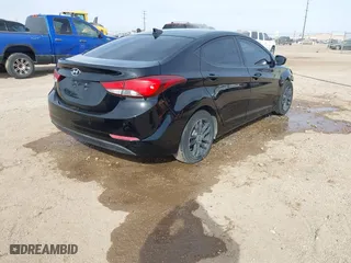 2016 Hyundai Elantra Value Edition with VIN KMHDH4AE3GU642397, listed as a IAAI auction lot 41588990 with 114,248 mi miles. Bid and sale history available at carsss.com. Image 4.