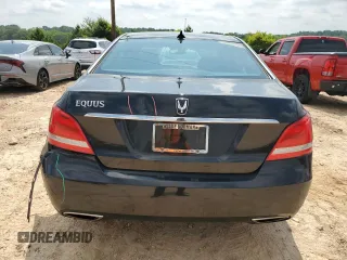 2015 Hyundai Equus Signature with VIN KMHGH4JH5FU094120, listed as a Copart auction lot 63238345 with 103,658 mi miles and Salvage title. Bid and sale history available at DreamBid. Image 6.