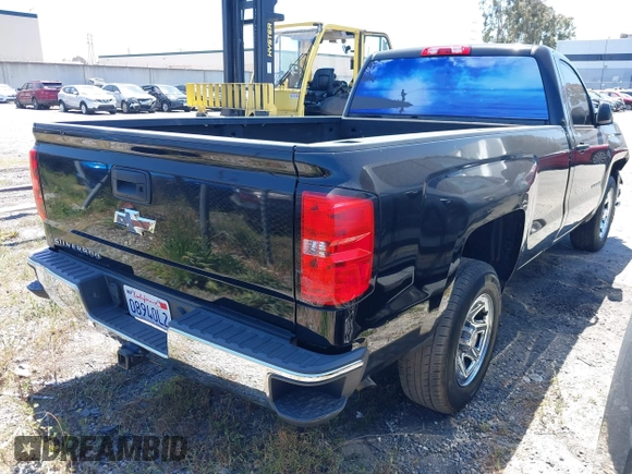 2018 Chevrolet Silverado 1500 Work Truck with VIN 1GCNCNEC0JZ121928, listed as a IAAI auction lot 42123760 with 54,846 mi miles and . Bid and sale history available at DreamBid. Image 4.