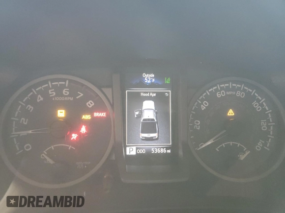 2018 Toyota Tacoma SR with VIN 3TMCZ5AN1JM160641, listed as a Copart auction lot 87868145 with 53,686 mi miles and Salvage Title. Bid and sale history available at carsss.com. Image 9.