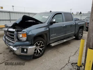 2014 GMC Sierra 1500 SLT with VIN 3GTU2VEC7EG498082, listed as a Copart auction lot 44933215 with 169,342 mi miles and Salvage Title. Bid and sale history available at DreamBid. Image 1.