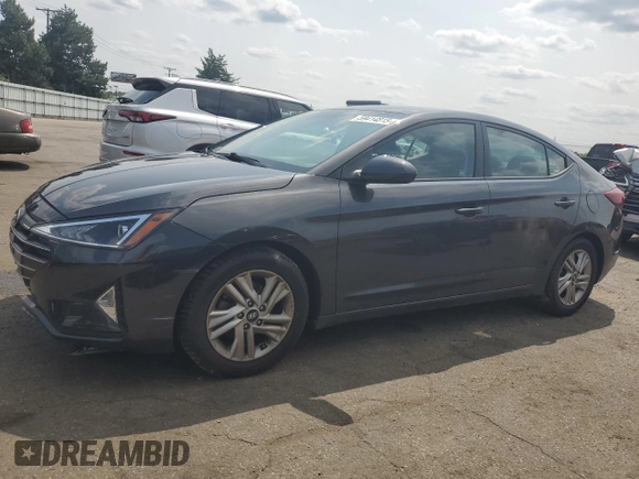 2020 Hyundai Elantra SEL with VIN 5NPD84LFXLH553165, listed as a Copart auction lot 59414815 with 85,960 mi miles and Salvage title. Bid and sale history available at DreamBid. Image 1.