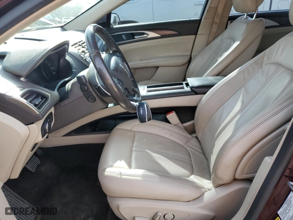 2017 Lincoln MKZ Select with VIN 3LN6L5CC3HR629828, listed as a Copart auction lot 85059884 with 129,830 mi miles and Salvage Title. Bid and sale history available at carsss.com. Image 7.