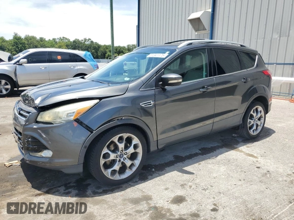 2015 Ford Escape Titanium z VIN 1FMCU0J98FUB06577, wystawiony jako Copart lot #61341175 z przebiegiem 66 206 mil mil oraz Szkoda całkowita • Salvage title. Historia ofert i sprzedaży dostępna na DreamBid. Obrazek 1.