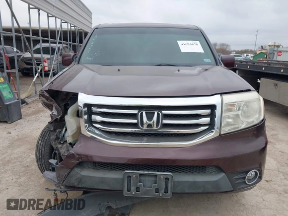 2012 Honda Pilot EX-L with VIN 5FNYF3H56CB018706, listed as a IAAI auction lot 41694870 with 243,284 mi miles. Bid and sale history available at carsss.com. Image 13.