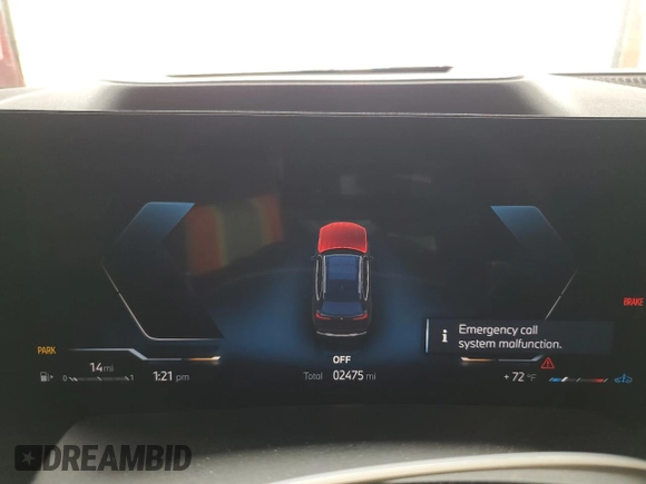 2025 BMW X5 sDrive40i z VIN 5UX13EU05S9W65198, wystawiony jako Copart lot #48498235 z przebiegiem 2 475 mil mil oraz Szkoda całkowita • Salvage title. Historia ofert i sprzedaży dostępna na DreamBid. Obrazek 9.